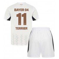 Dětský fotbalový dres Bayer Leverkusen Martin Terrier #11 2024-25 Venkovní Krátký Rukáv (+ trenýrky)